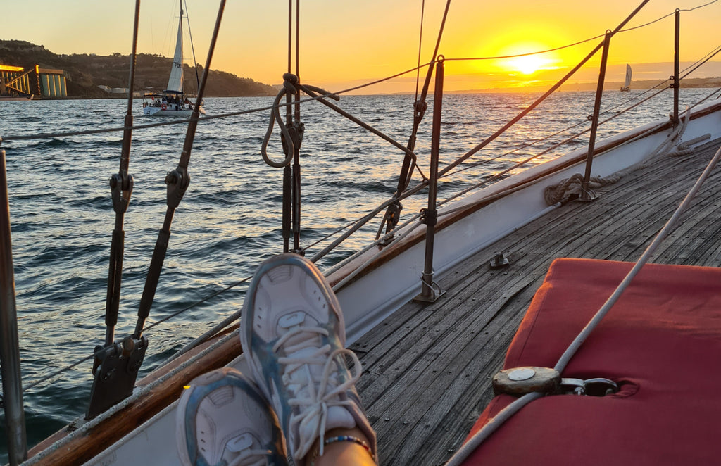 Romantische Bootstour bei Sonnenuntergang in Lissabon